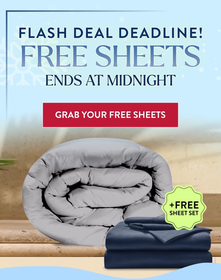 Flash deal deadline! Grab your free sheets 