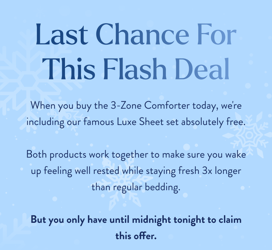 last chance for this flash deal