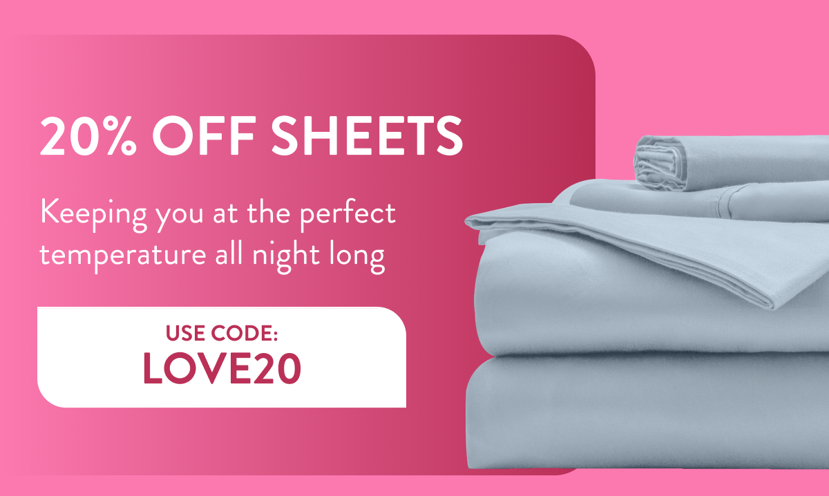 20% off sheets