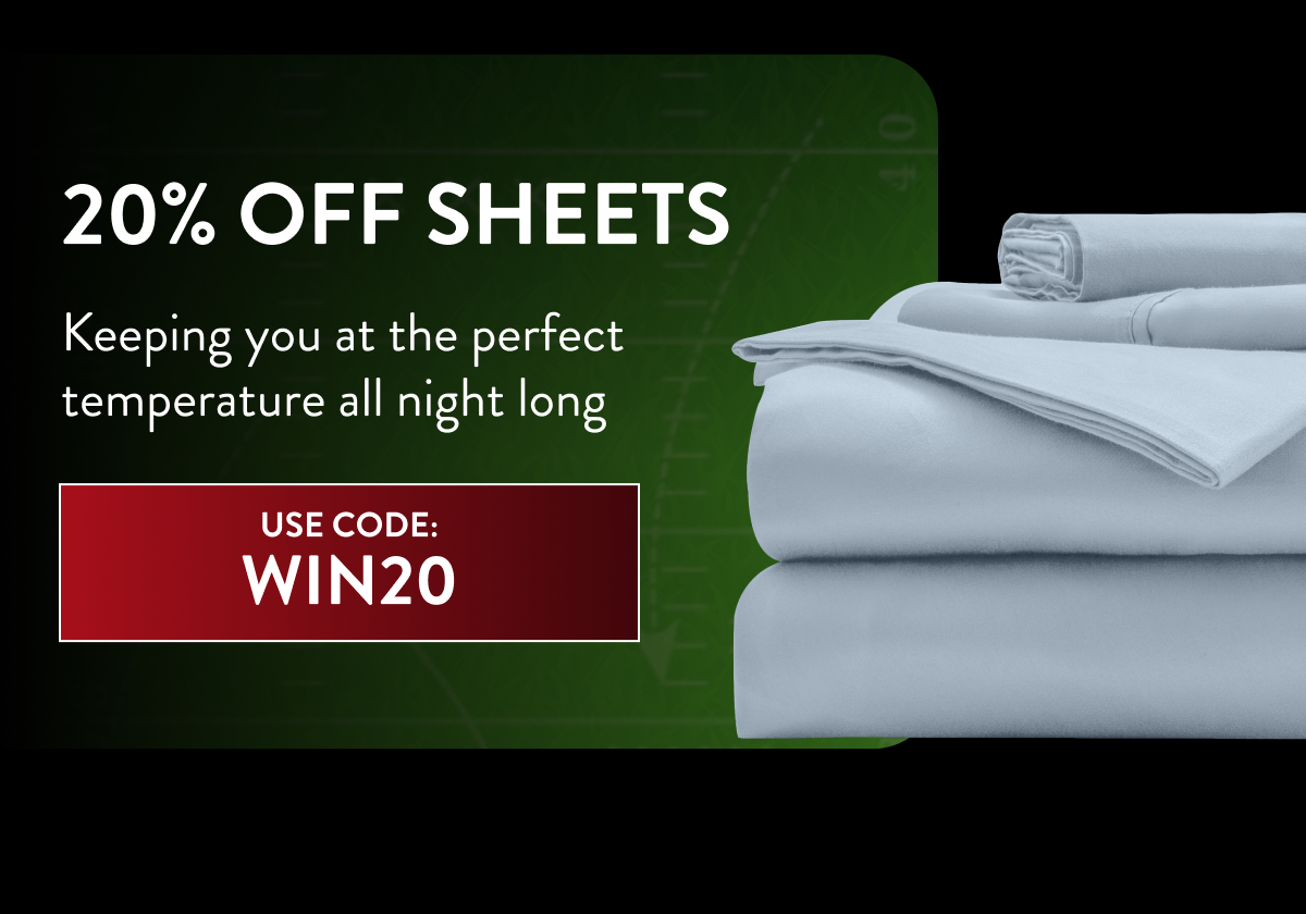 20% off sheets