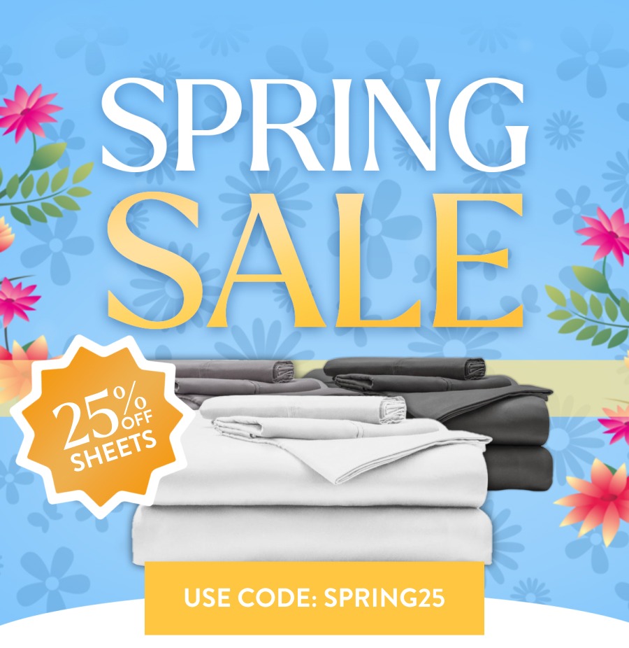 Spring Sale  25% Off Sheets
