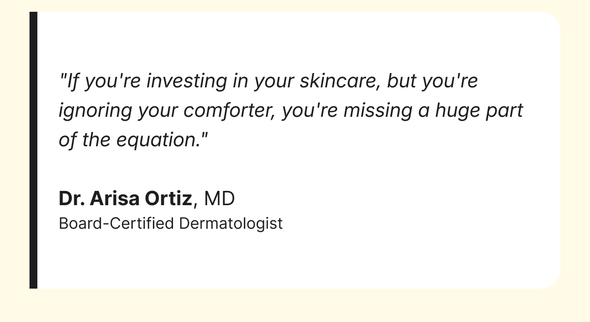 if you're investing in your skincare