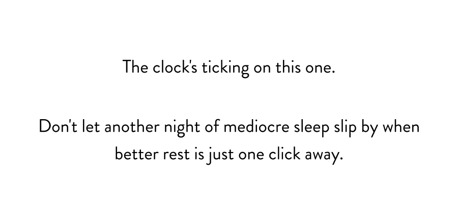 The clock's ticking on this one.