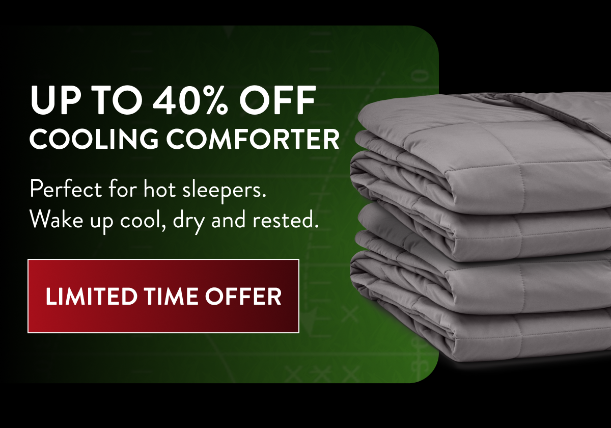 Up to 40% off cooling comforter
