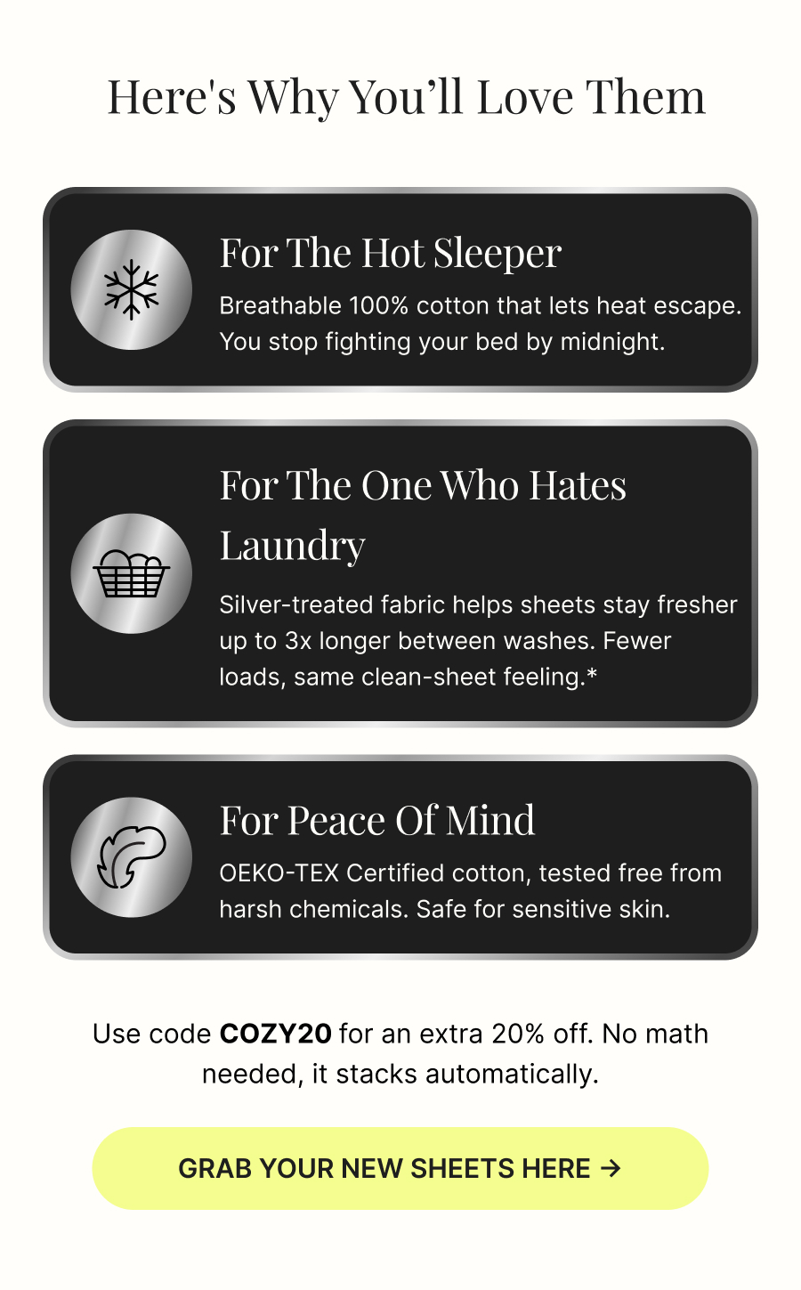  Here's Why You’ll Love Them | Grab Your New Sheets Here 