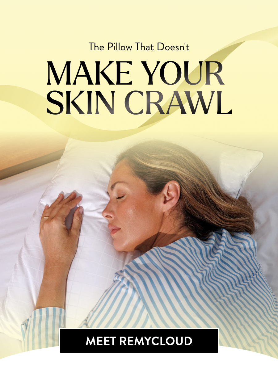The pillow that doesn't make your skin crawl.