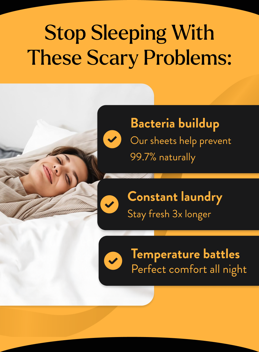 Stop sleeping with these scary problems: