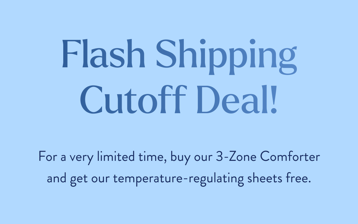 Flash Shipping Cutof Deal!