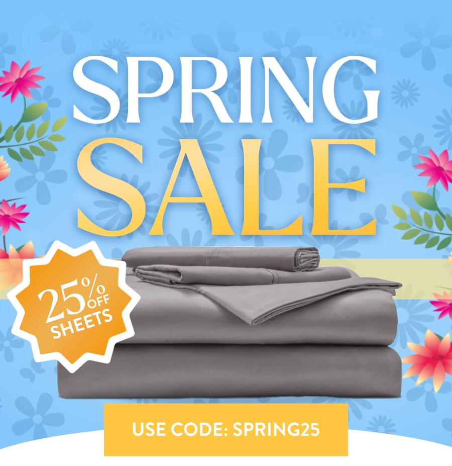 Spring Sale  25% Off Sheets