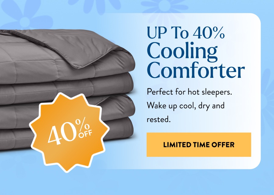40% Cooling comforter