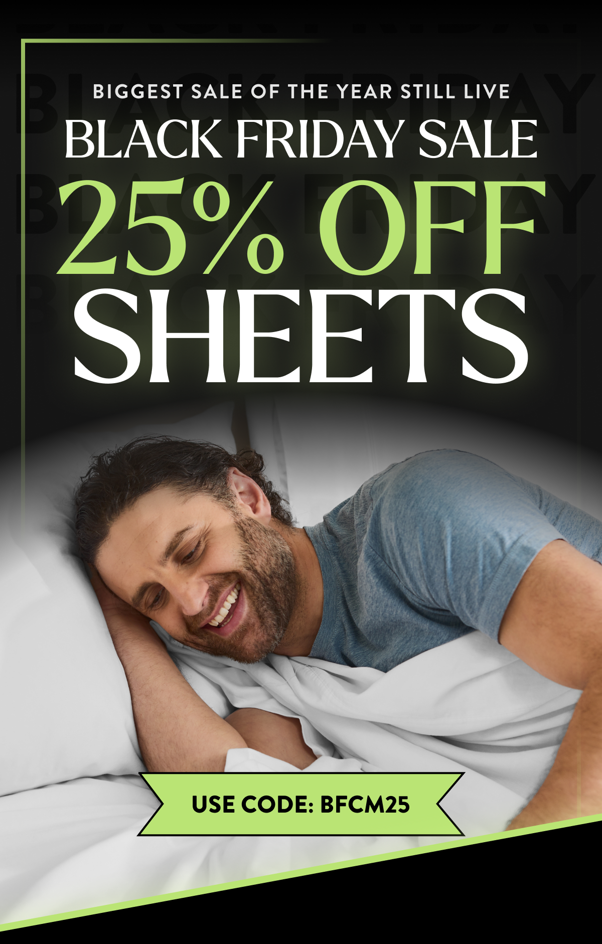 25% Off Sheets Still Live