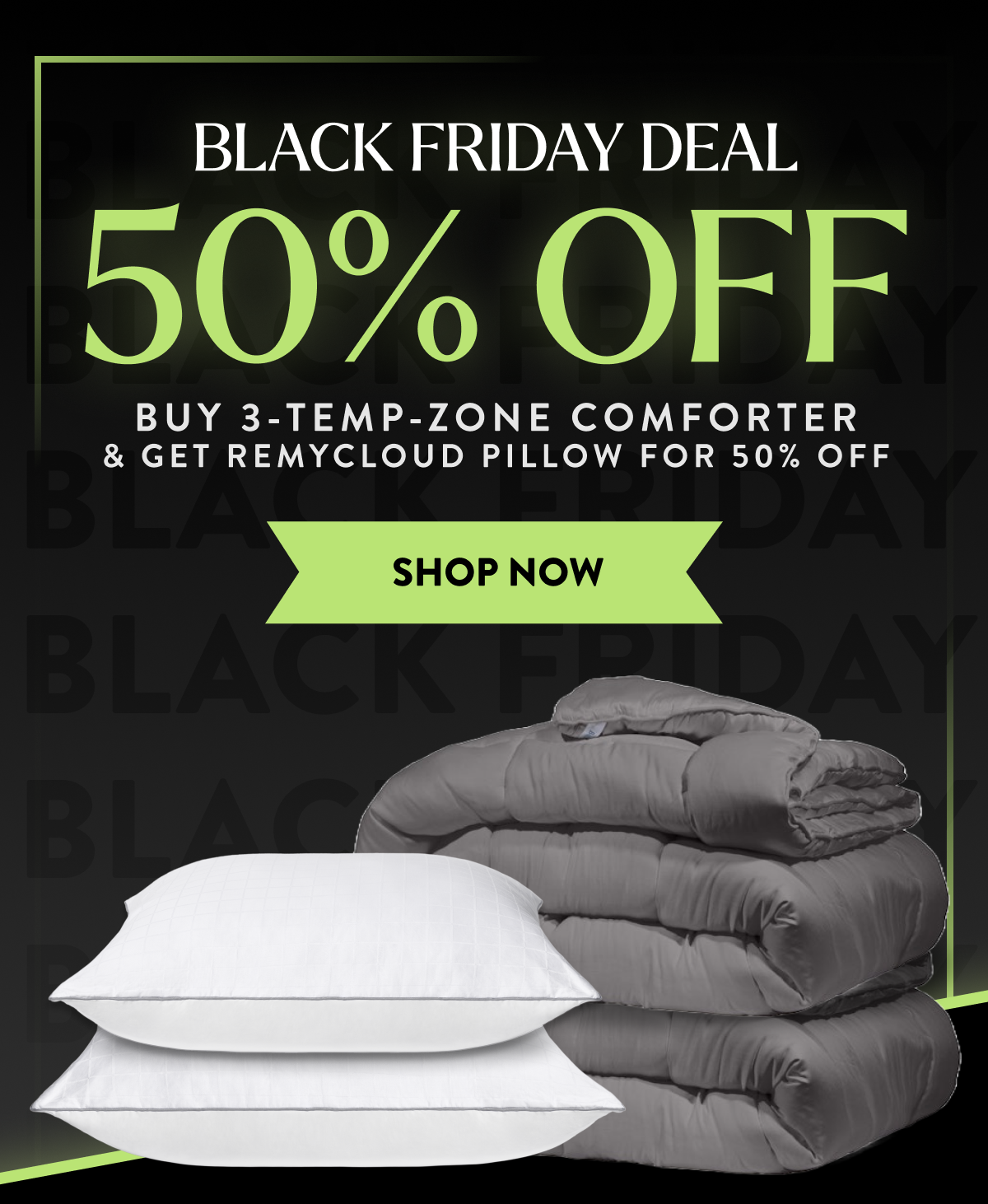 Black Friday Deal 50% Off 