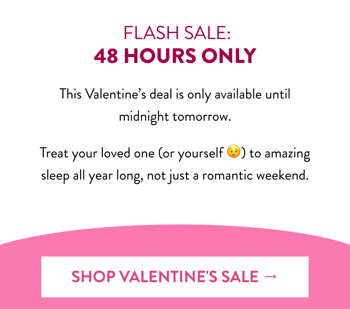 48 hours only- Shop valentine's Sale