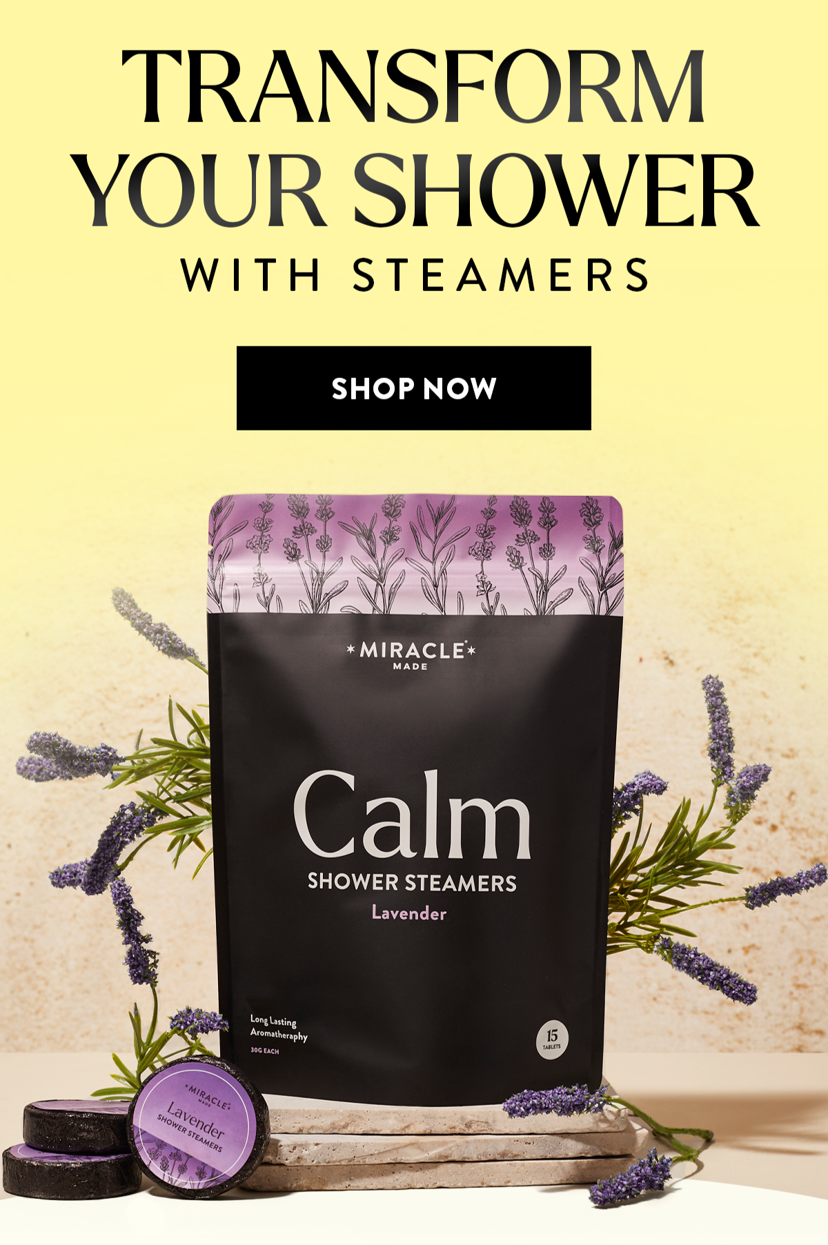 Transform Your Shower with Steamers Shop Now 