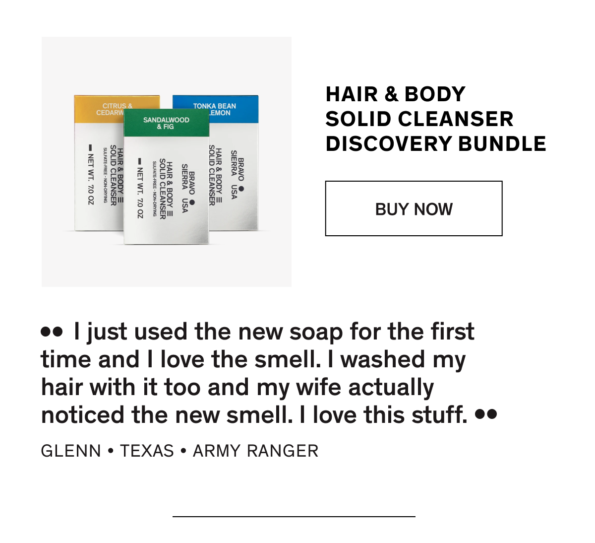 HAIR & BODY SOLID CLEANSER DISCOVERY BUNDLE