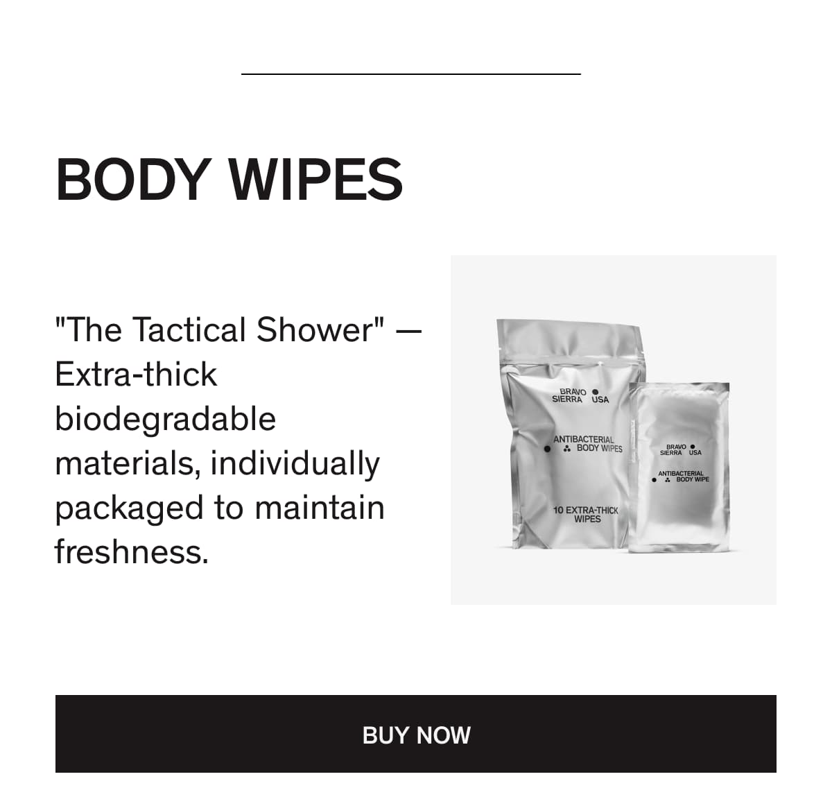 BODY WIPES