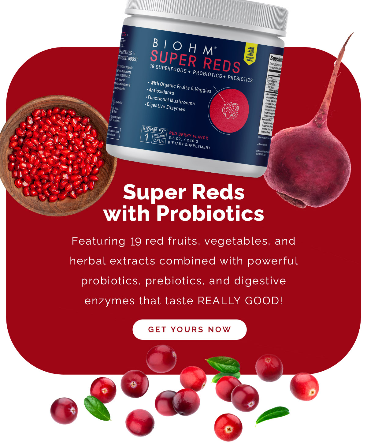 What superfoods are you missing? 🍒🍓 BIOHM Health