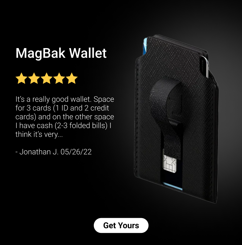 MagBak Wallet 日本初上陸！】どんな所にも貼り付けられる！全く新しい