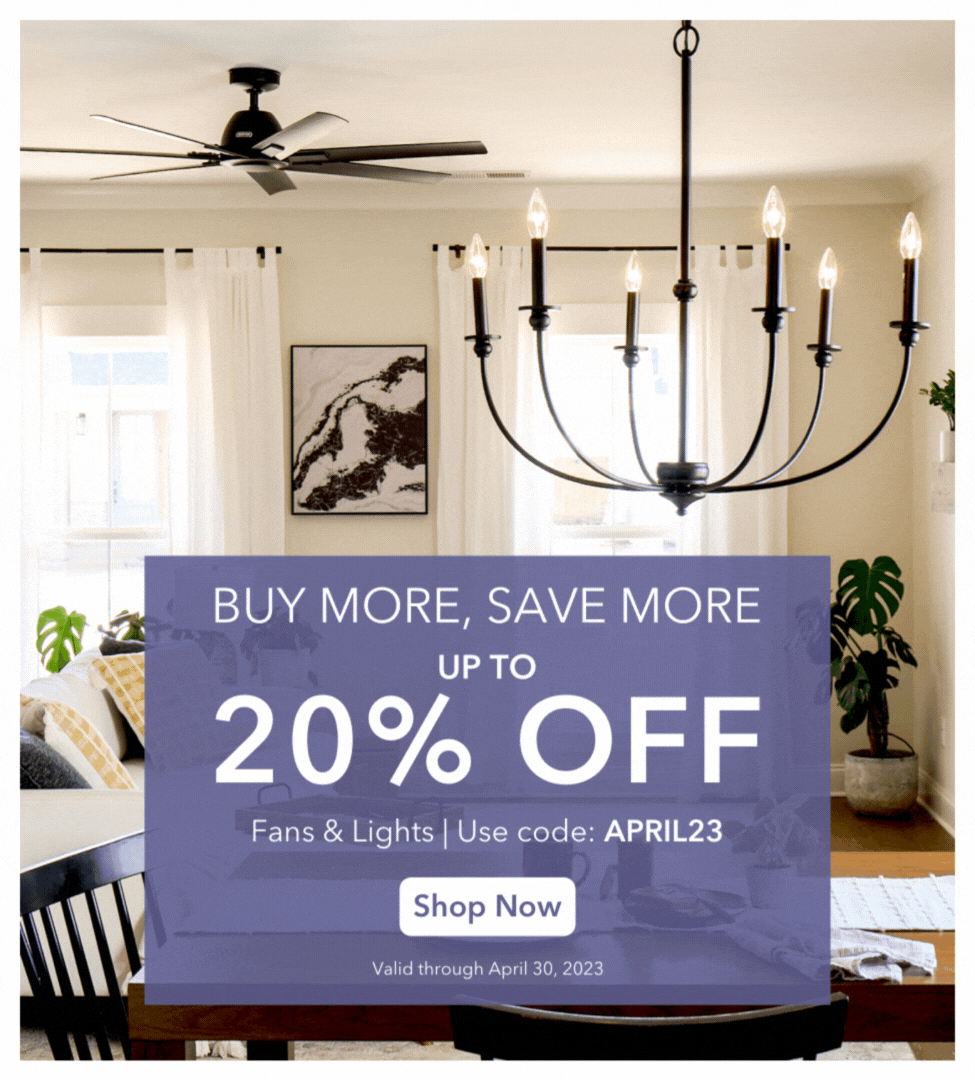 Did someone say 20 off Hunter Fan Company