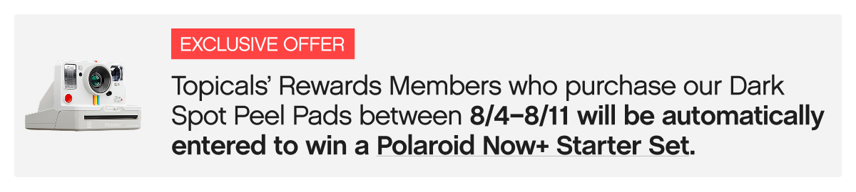EXCLUSIVE OFFER