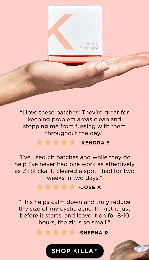 ICYMI "These patches literally save me every time" ZitSticka