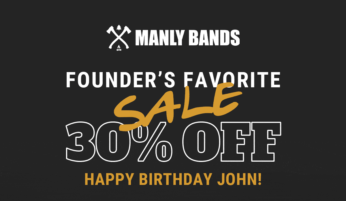 Founder's Favorite SALE 30% OFF + Free 3-Pack Silicone Bands