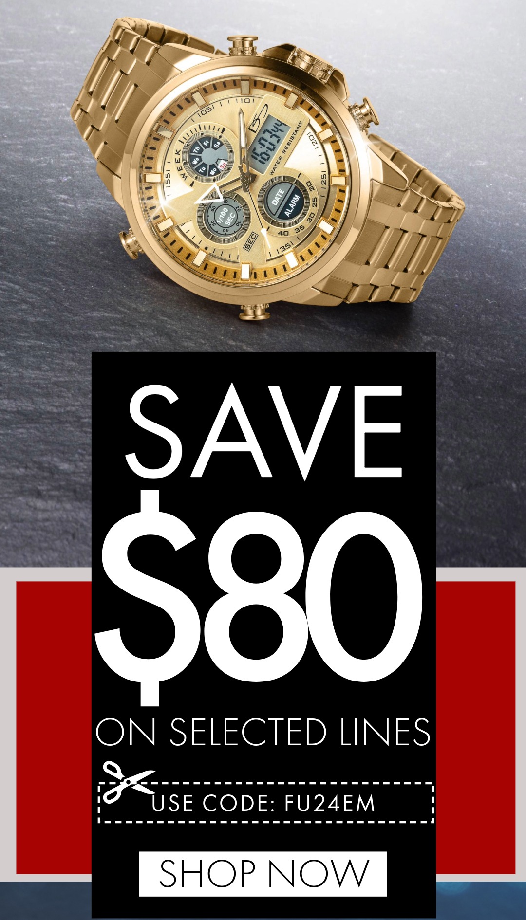 Save $80 With code FU24EM