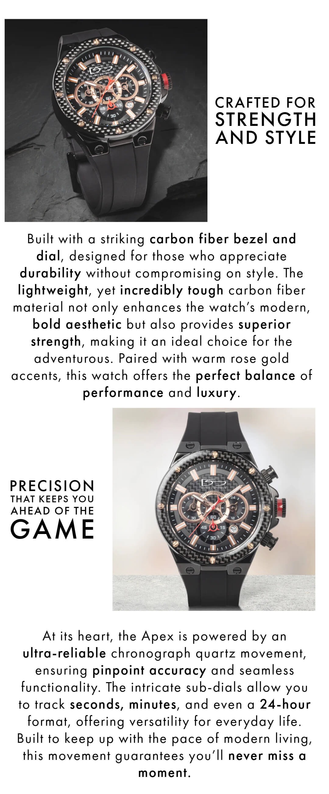 Apex Carbon Fiber Watch