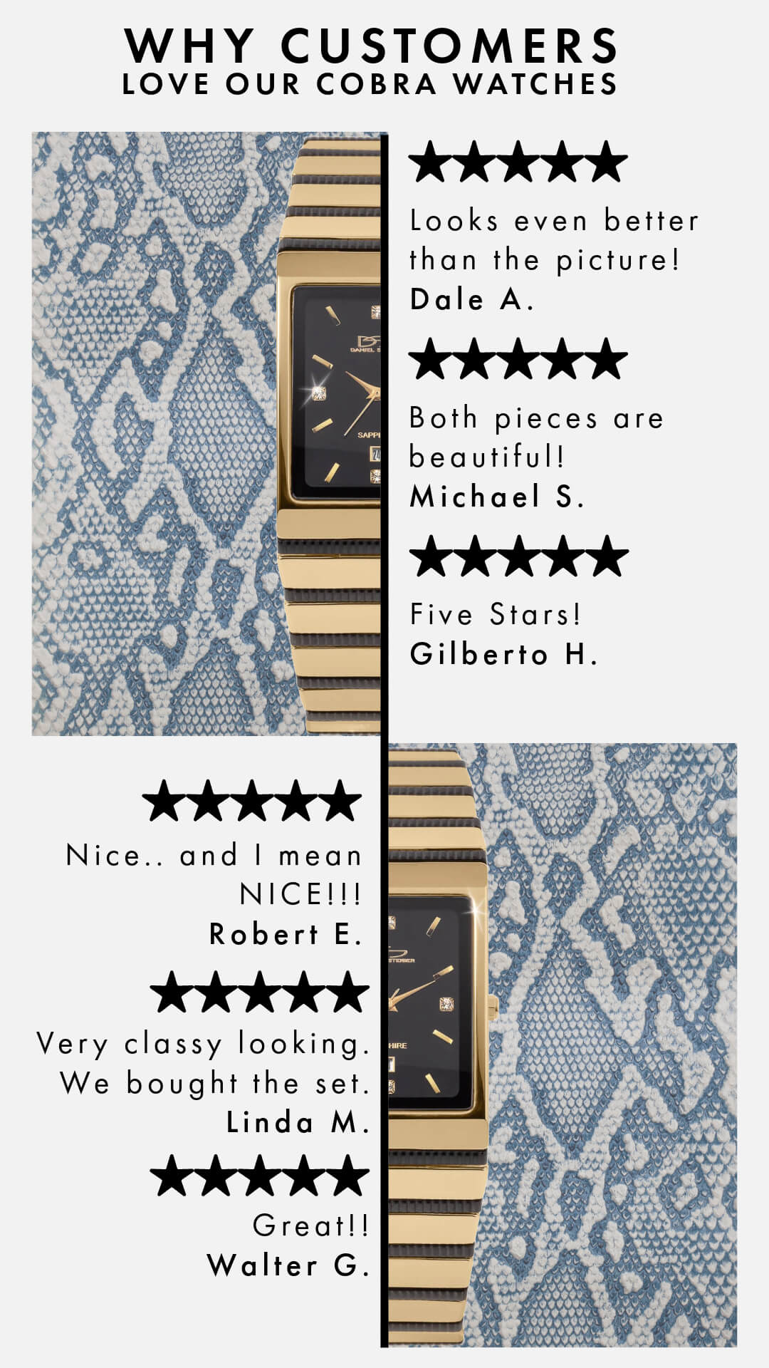 Five Star Rated Watches