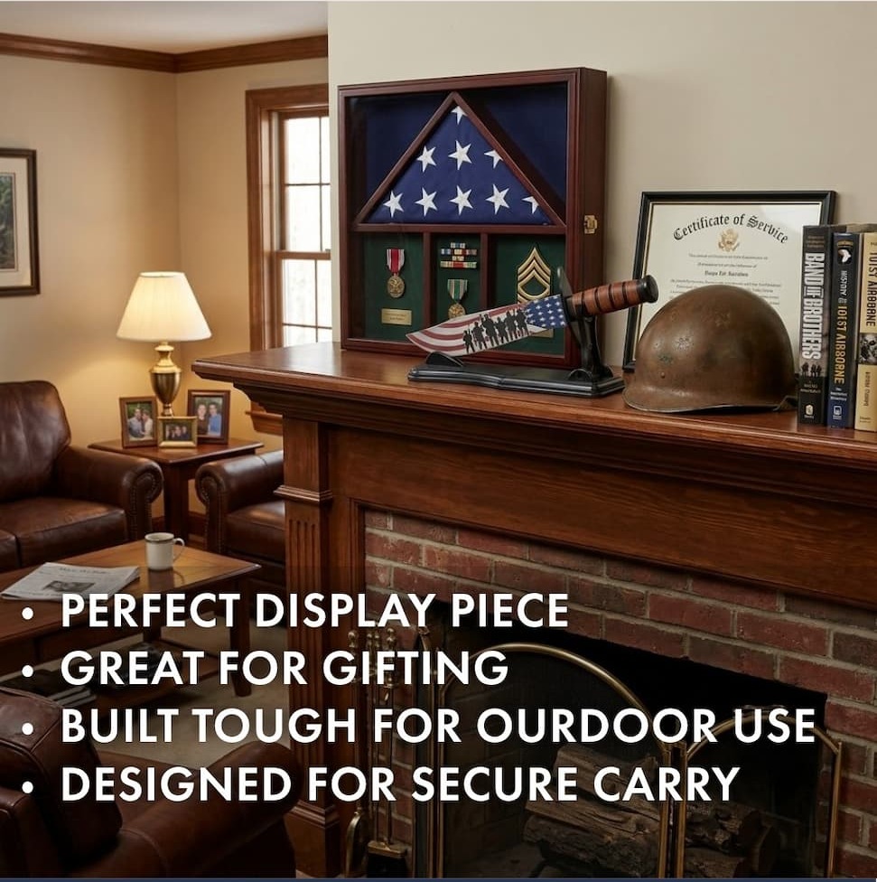 Perfect For Display. Great For Gifting. Built Tough For Outdoor Use. Designed For Secure Carry.