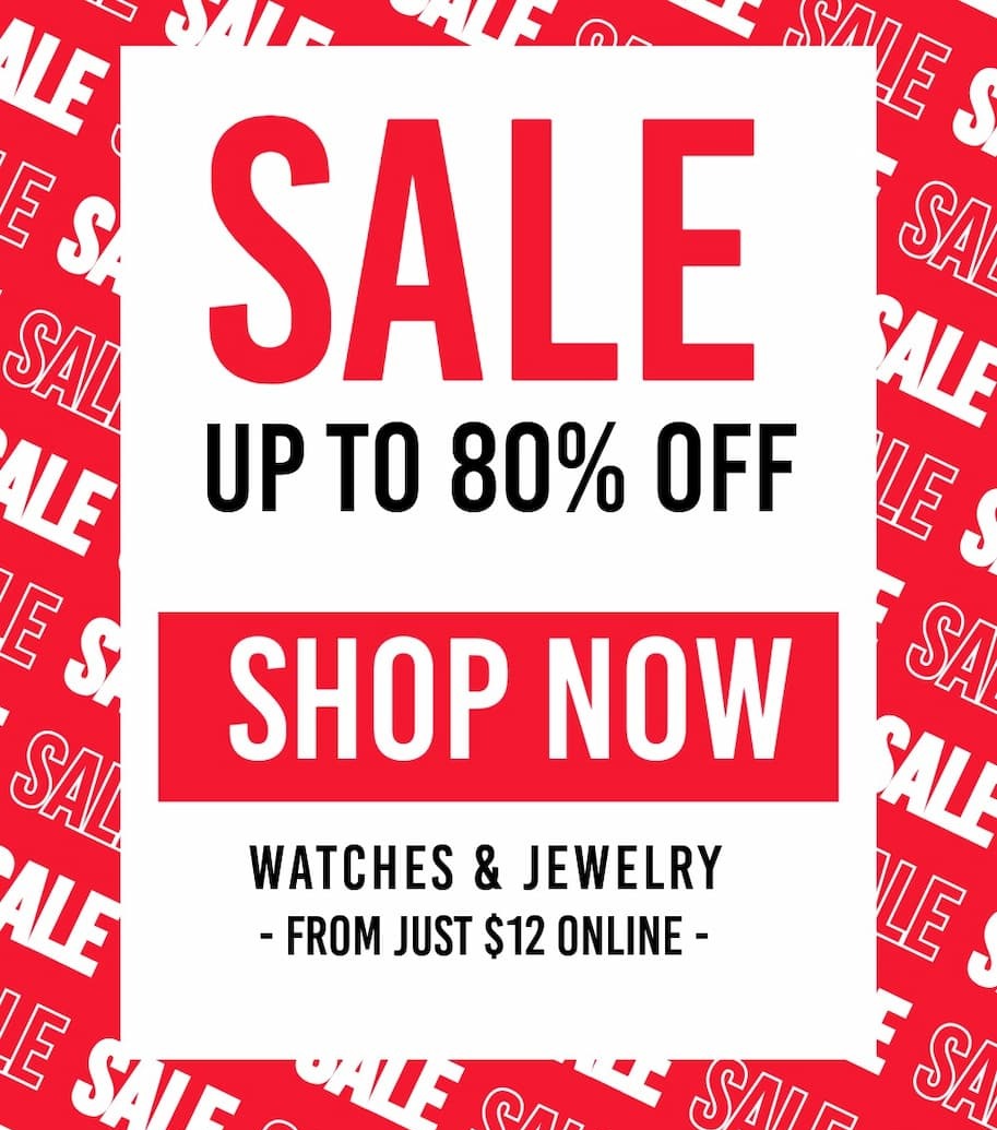 Up To 80% Off Watches - Jewelry & More