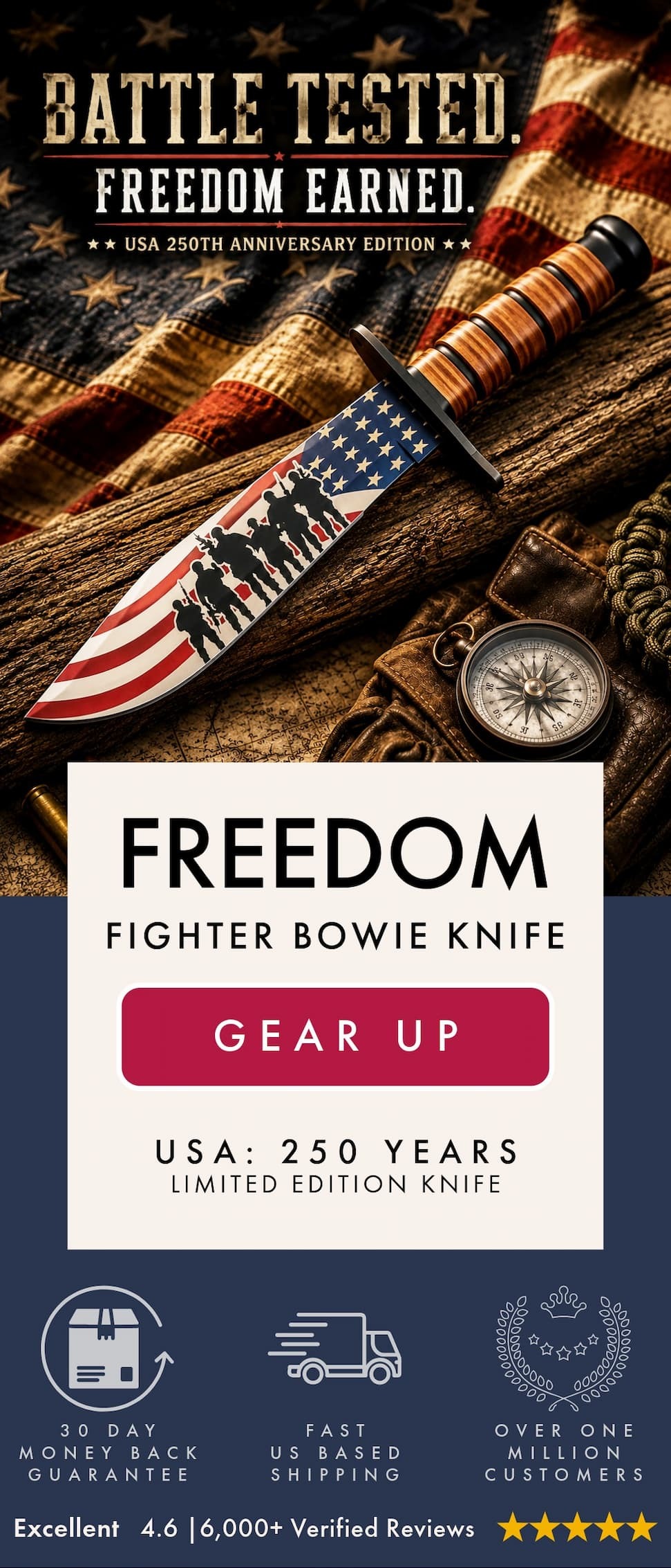 Limited Edition Tactical Bowie- Only $59