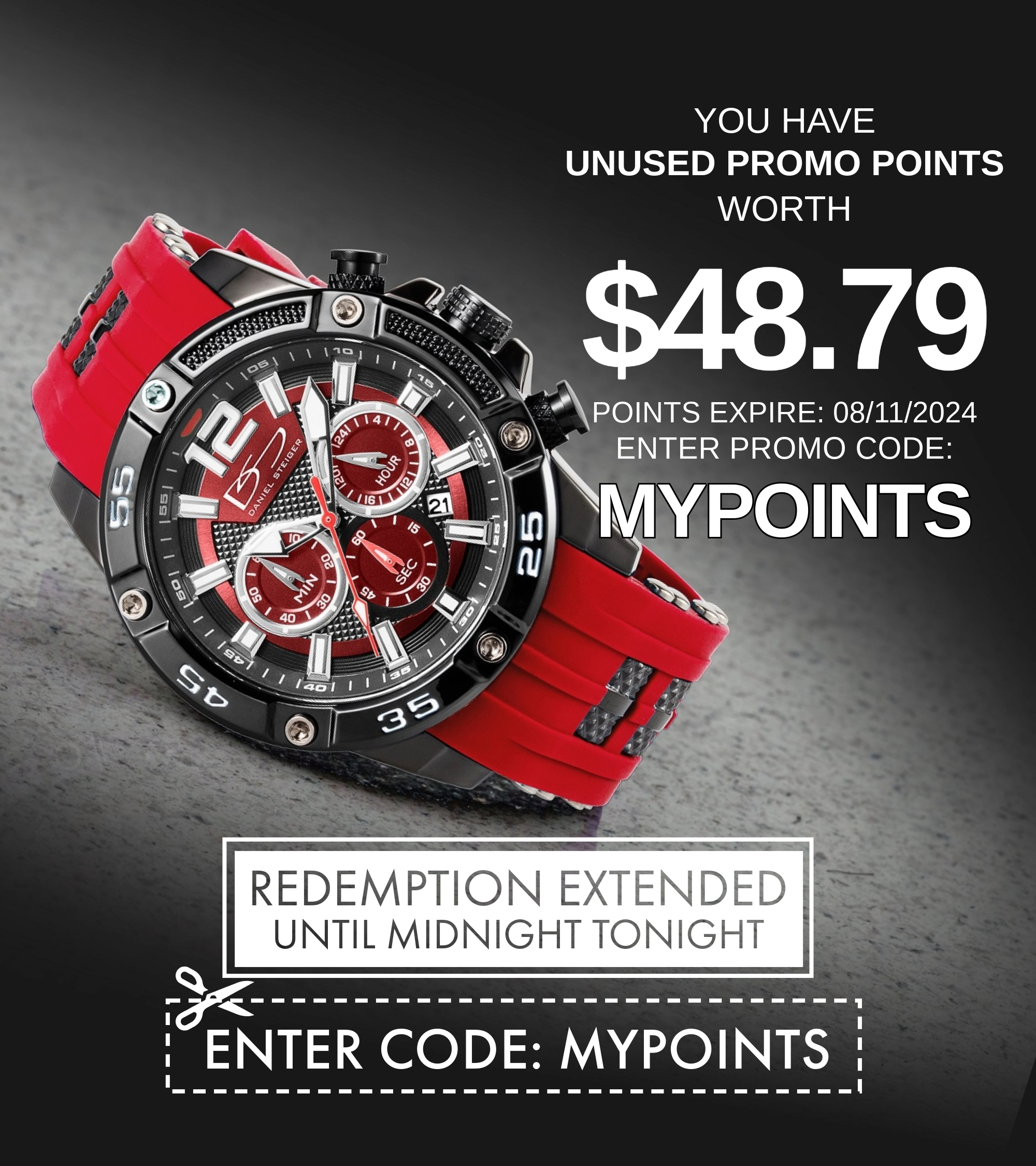 REDEEM YOUR POINTS NOW