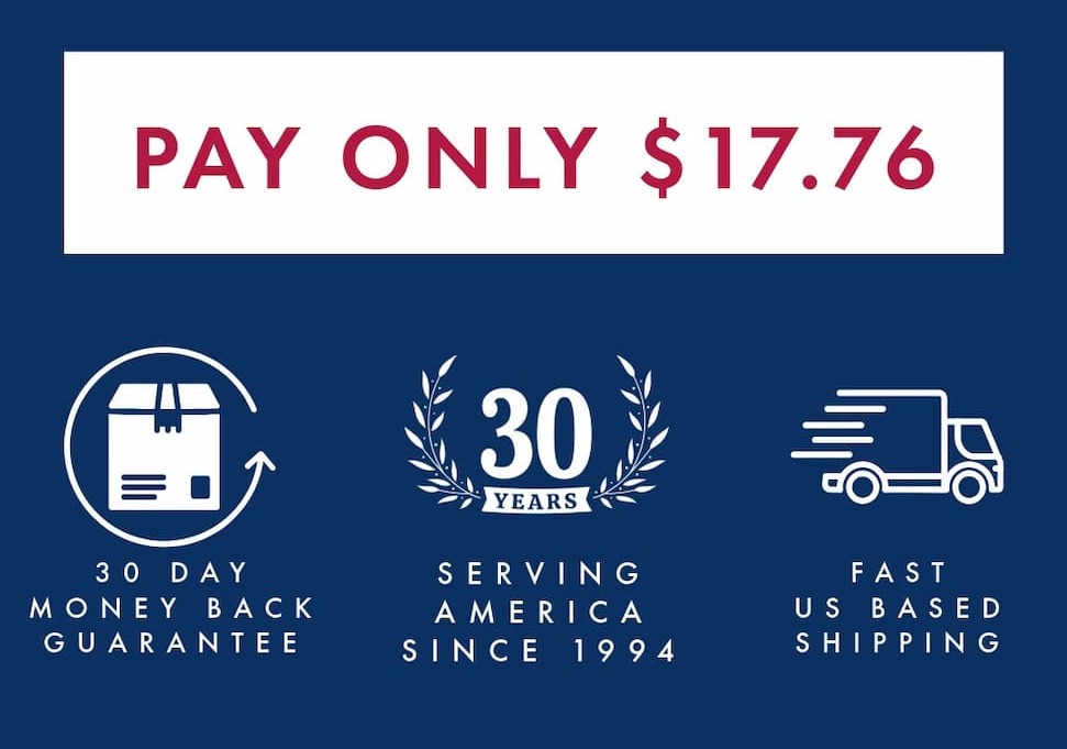 Pay Only $17.76 - Memorial Day Sale