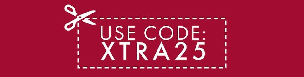 DOUBLE Discount - Get an extra 25% off sale prices
