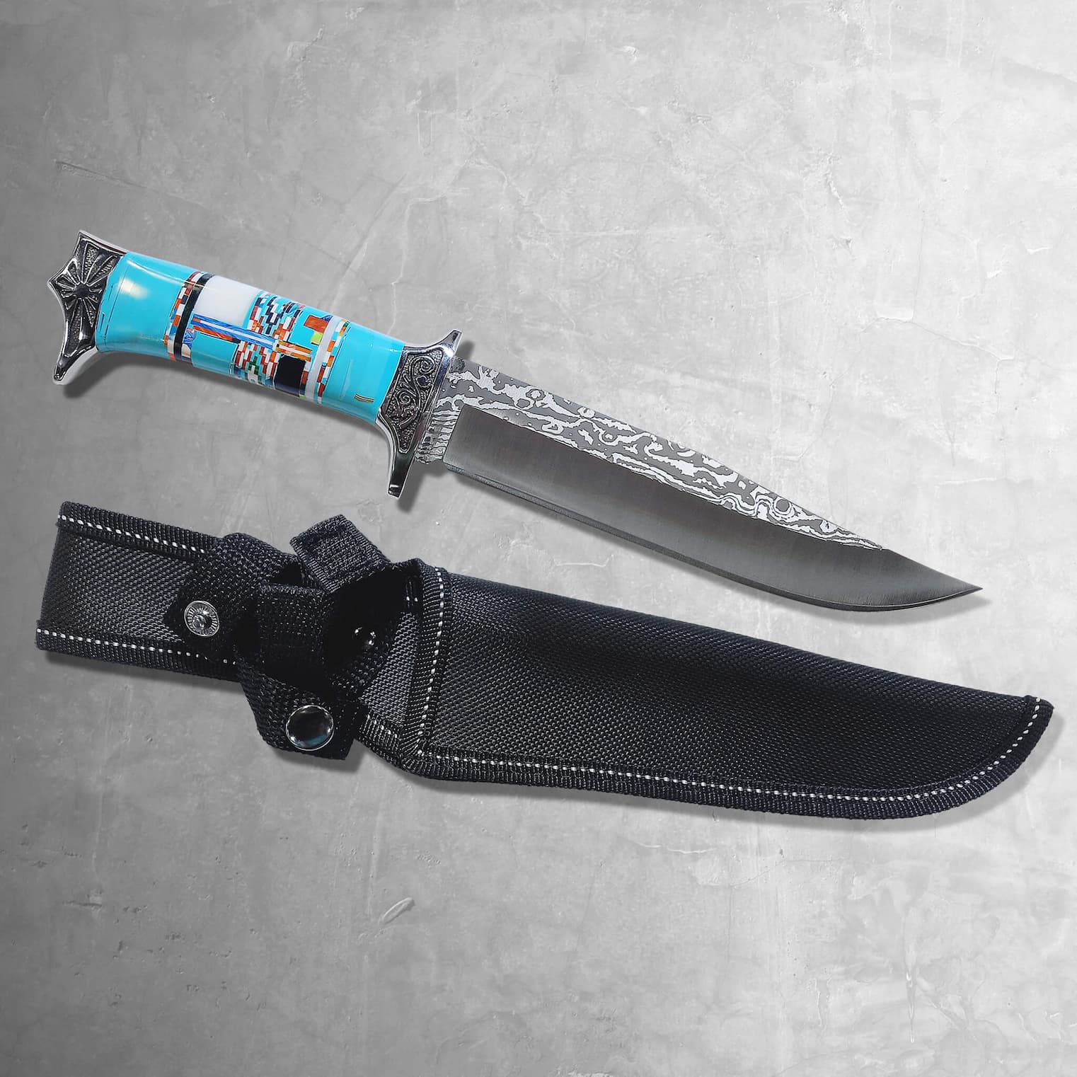 Turquoise Mosaic Knife