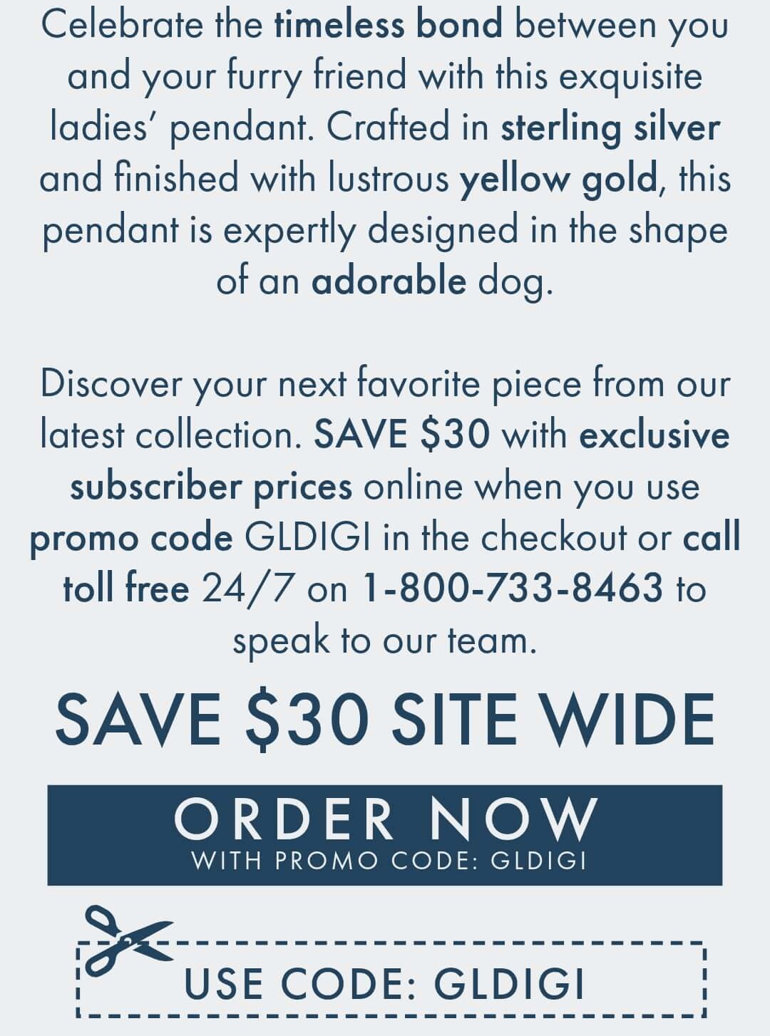 Trending Right Now - Dazzling Dog Pendant