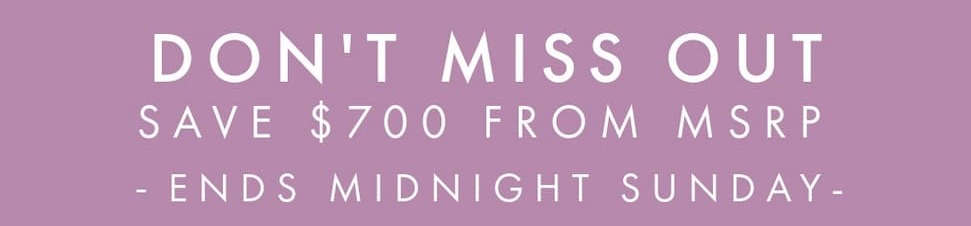 Save $700 with code 10KGLD