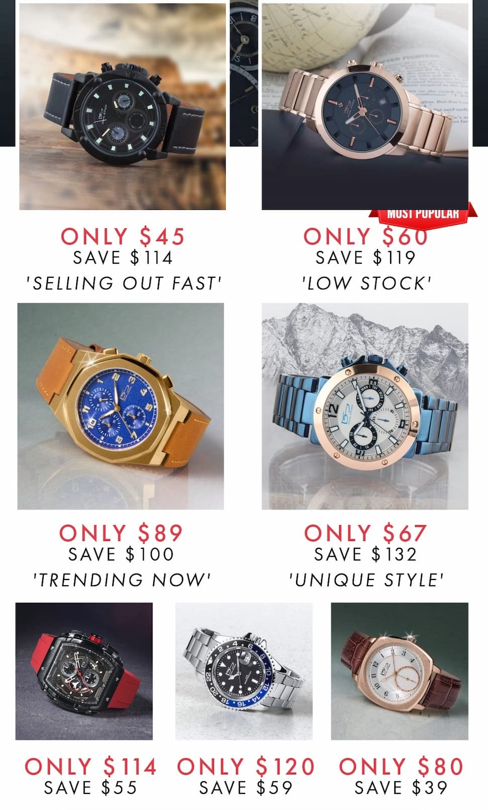 Up To 80% Off Watches - Jewelry & More