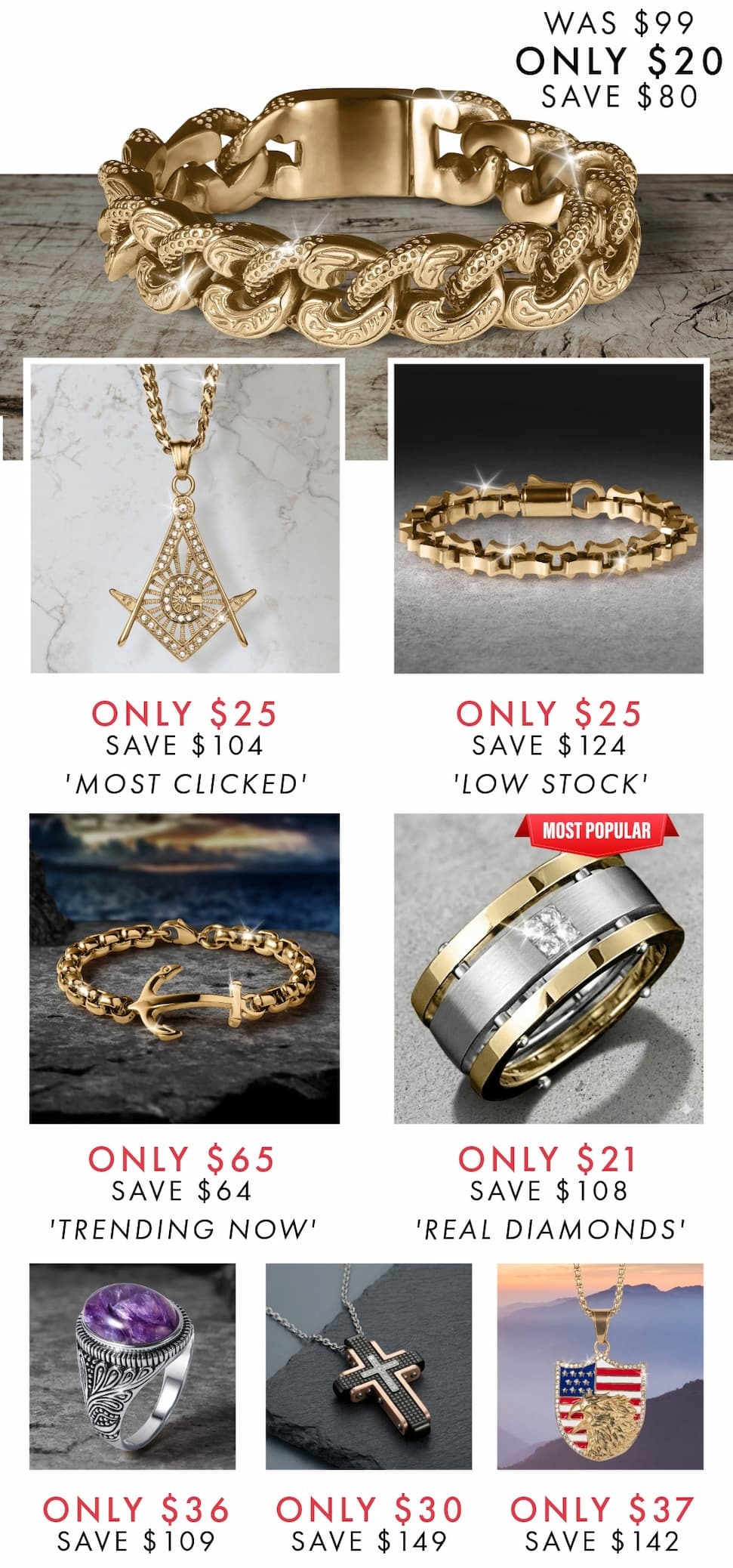 Up To 80% Off Watches - Jewelry & More