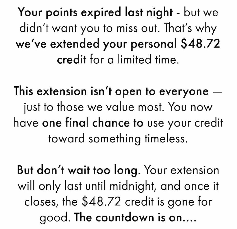 Claim Points Before Midnight Or Lose Them All