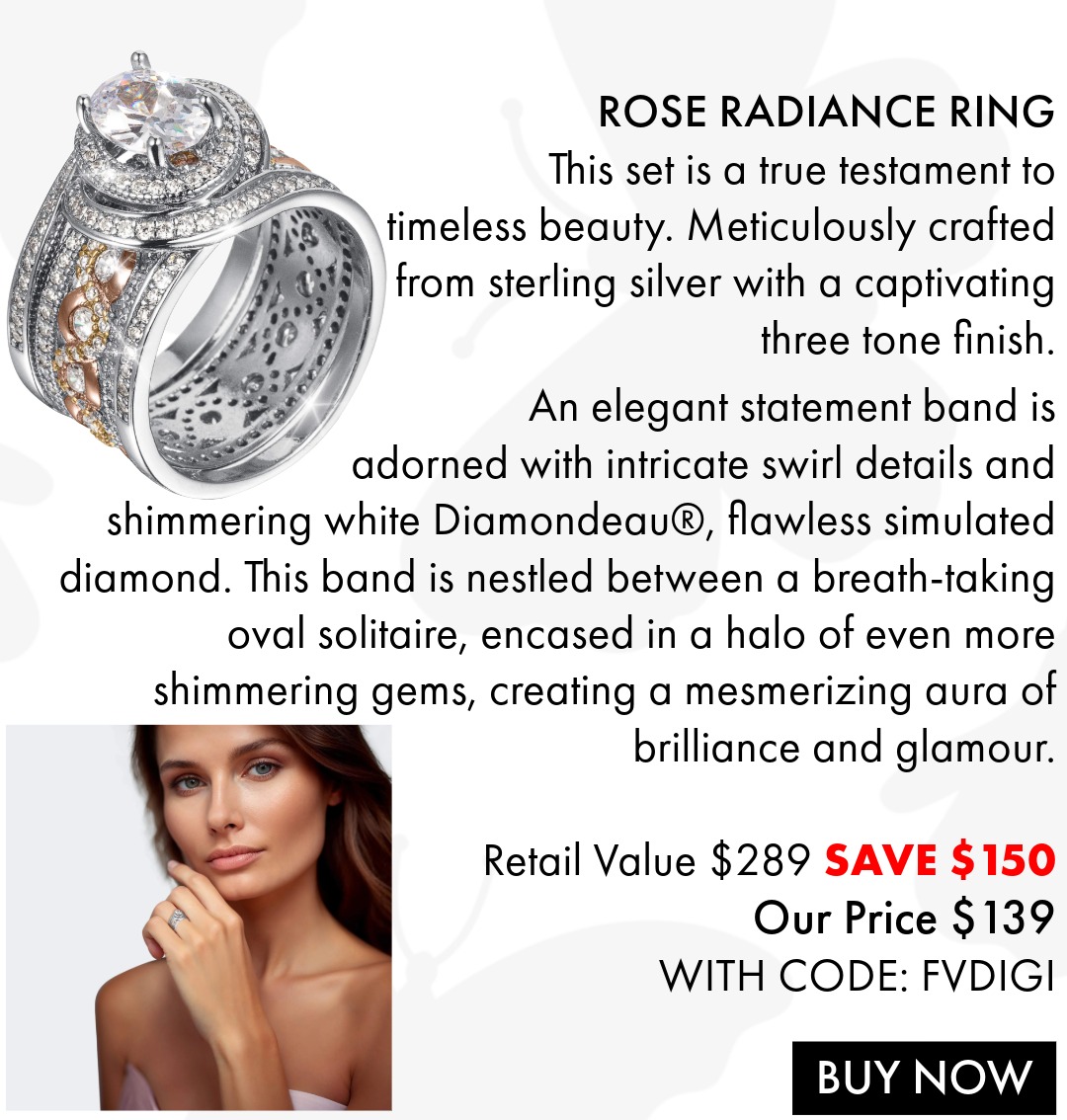 Rose Radience Ring