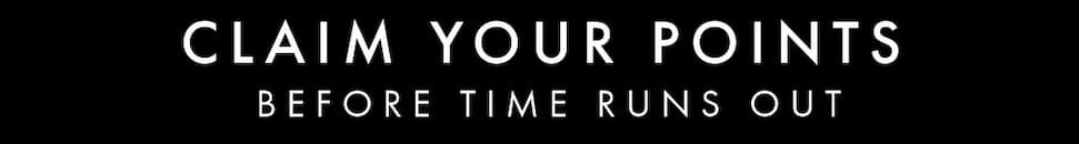 Claim Points Before Midnight Or Lose Them All