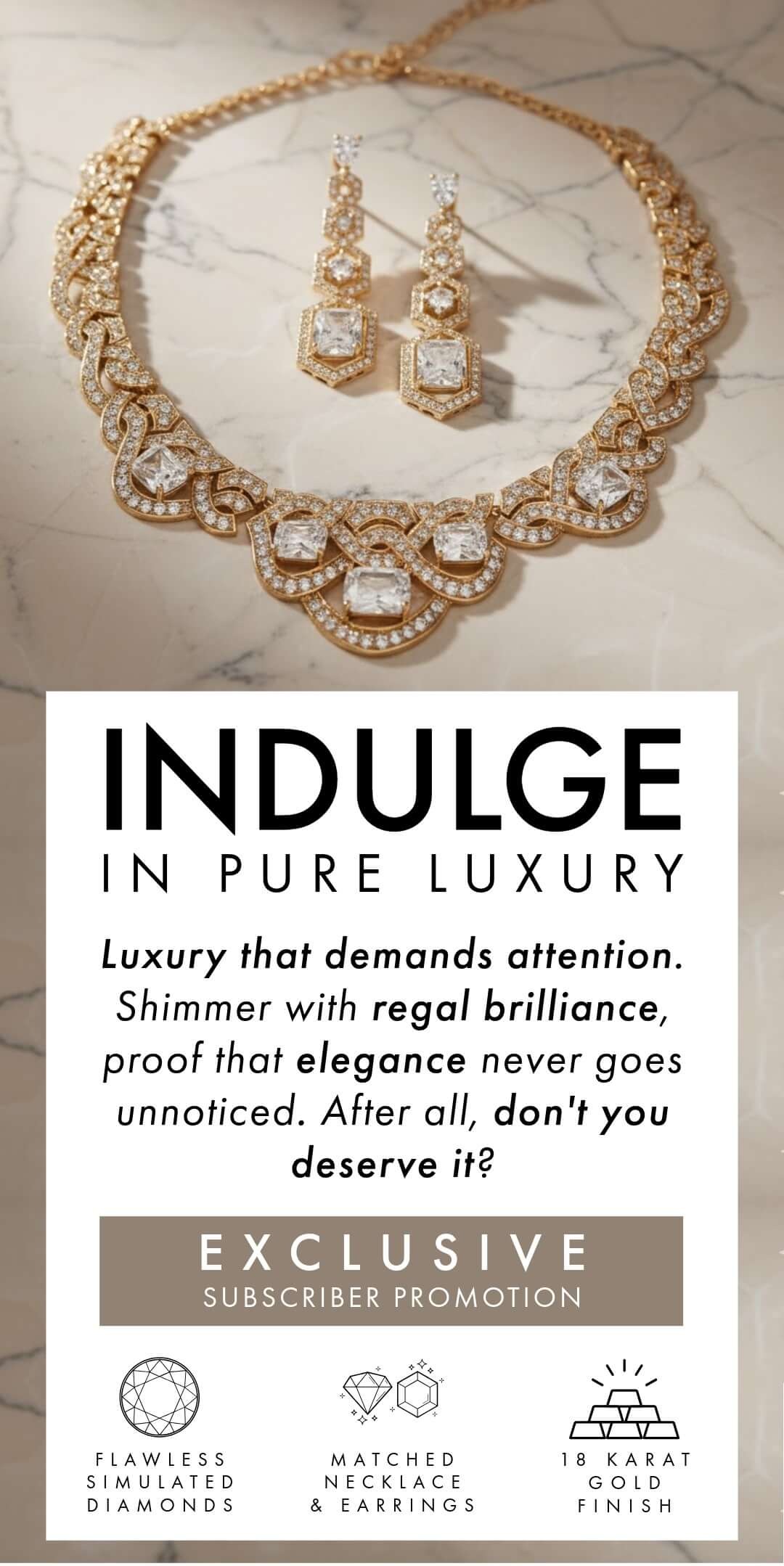 Indulge in pur luxury- save $30 with code GNDIGI