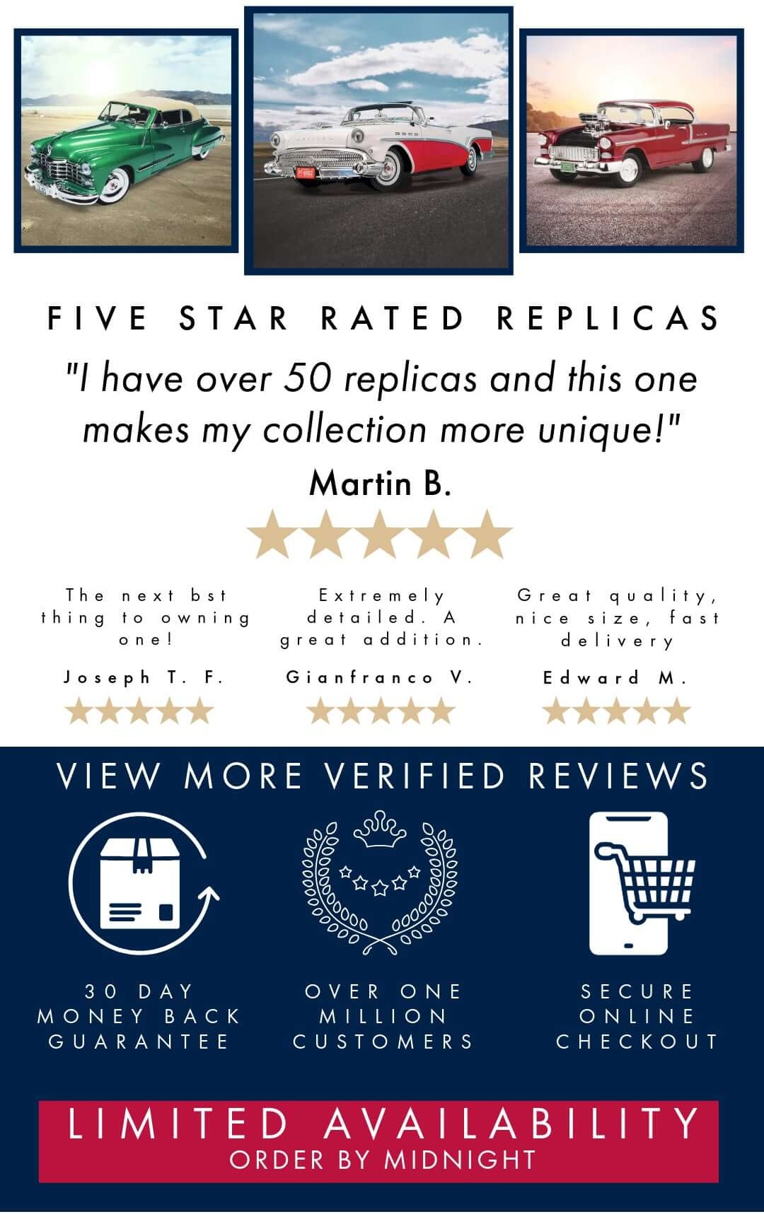 Five Star Rated Replicas