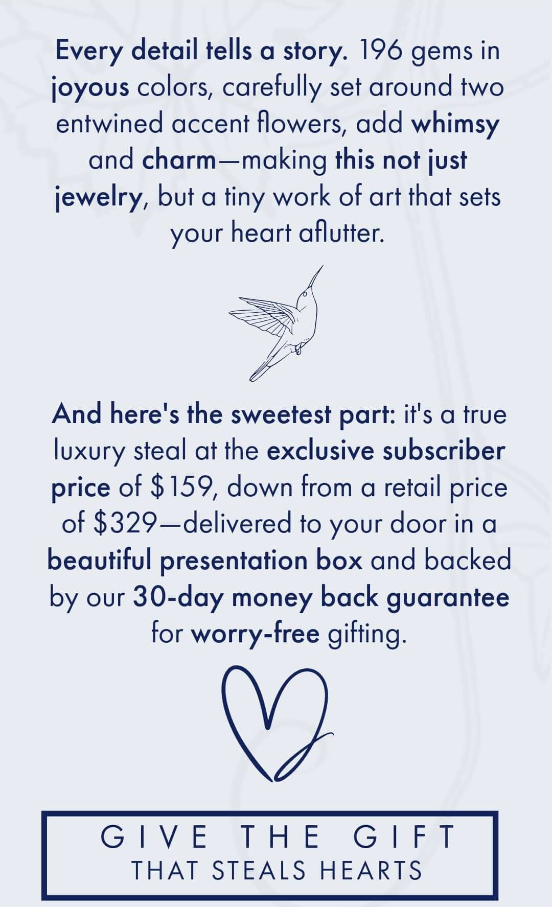 gift the gift that steals hearts