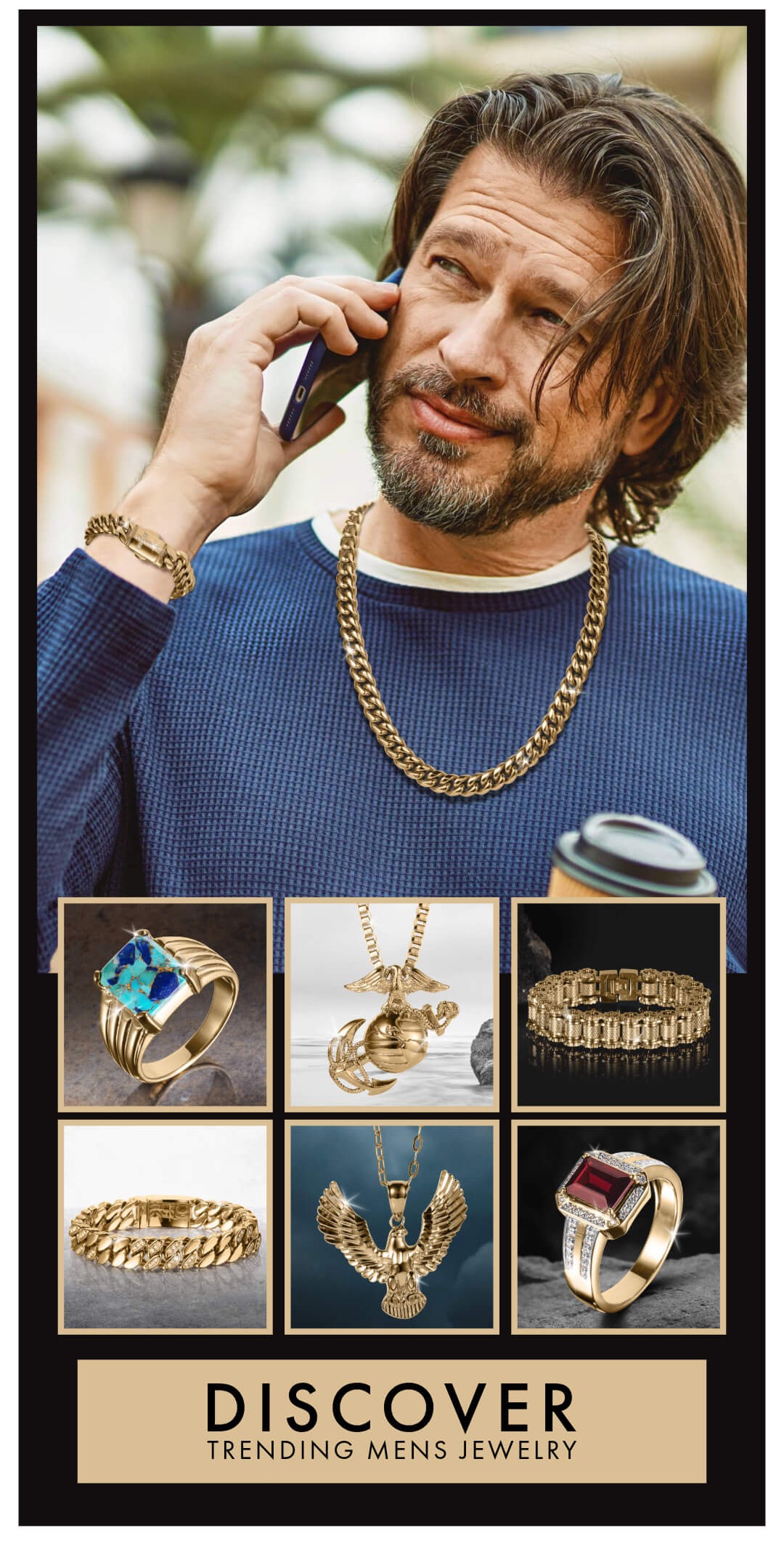 Discover New & Trending Mens Jewelry