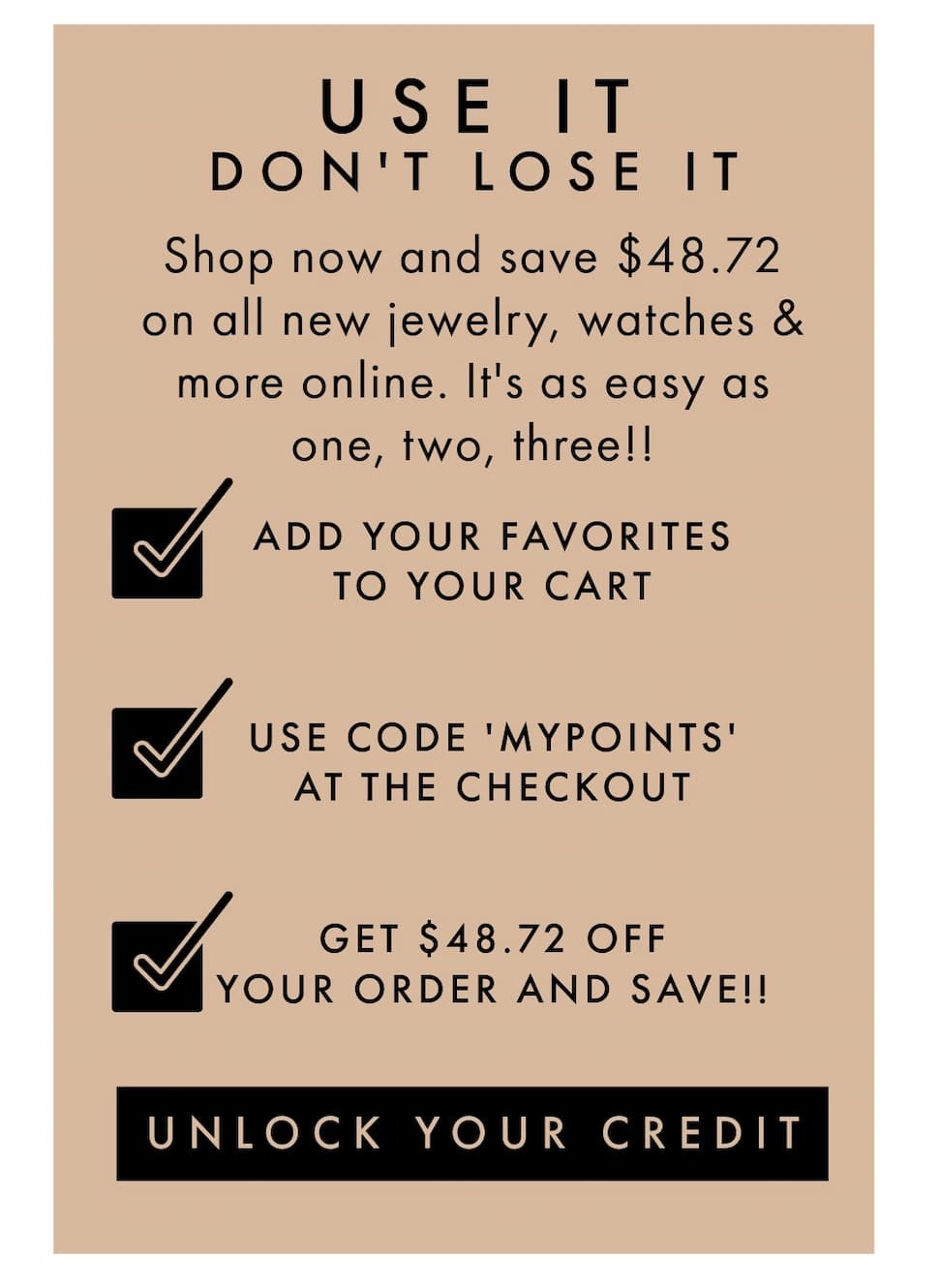 Use it don't lose it