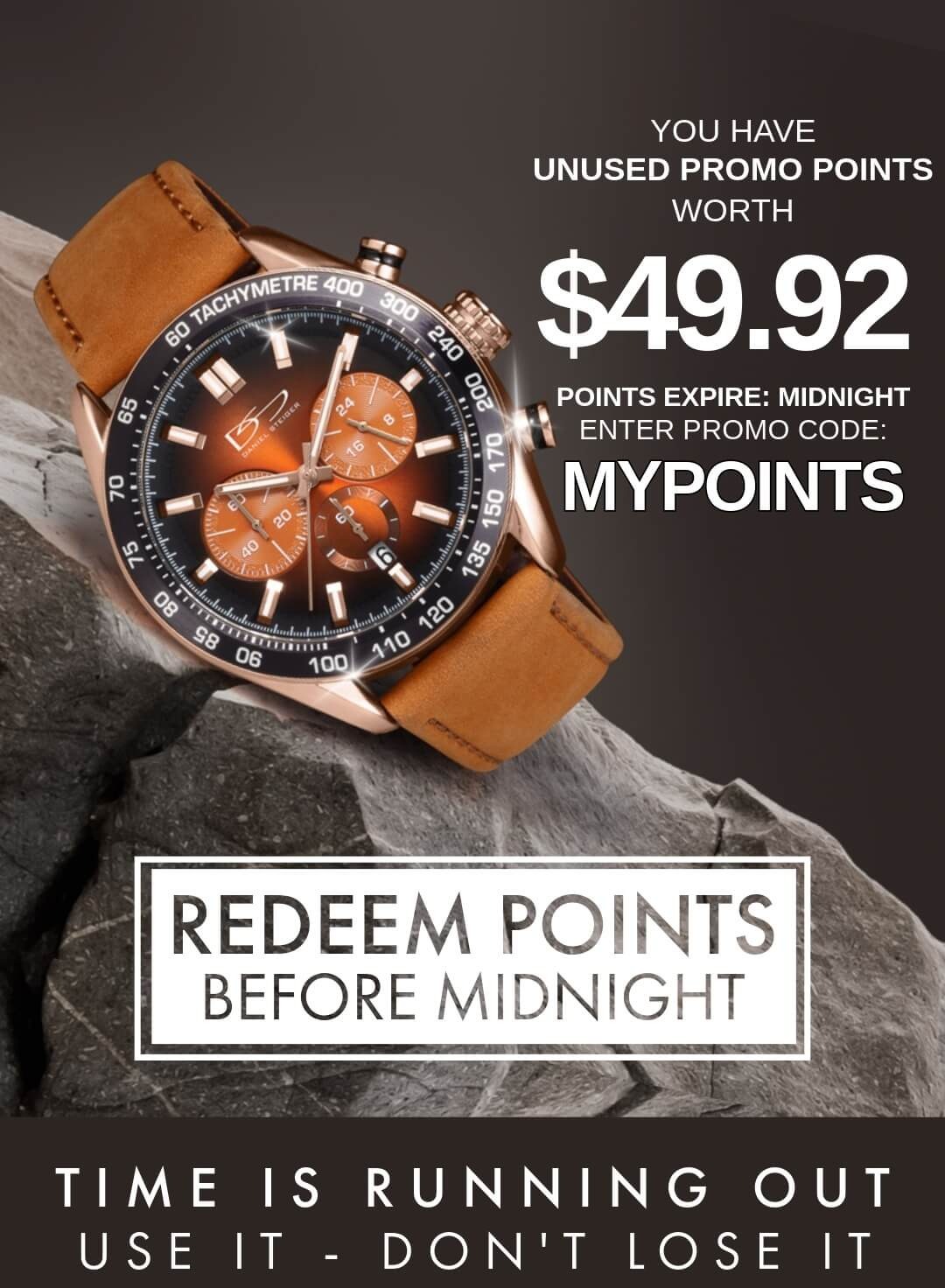 Claim Points Before Midnight Or Lose Them All