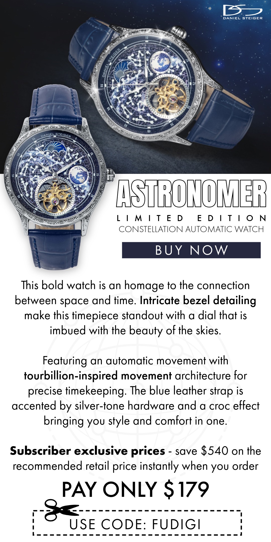 New Men's Watch - Astronomer